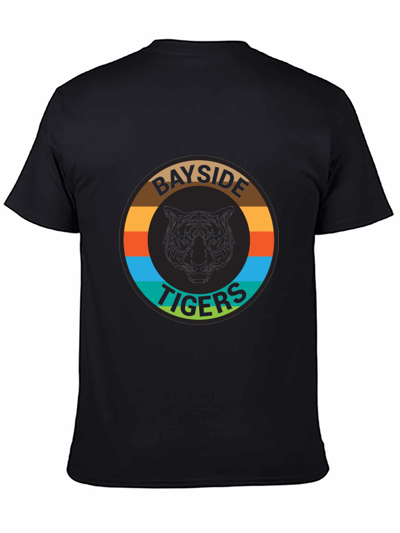 Bayside Tigers Graphic Tee - Retro Style T-Shirt