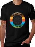 Bayside Tigers Graphic Tee - Retro Style T-Shirt