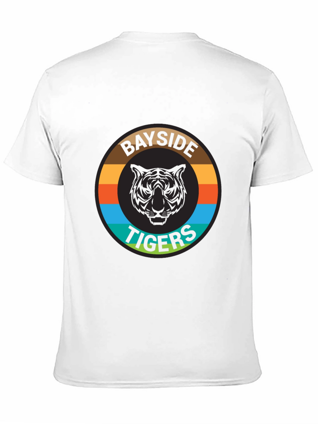 Bayside Tigers Graphic Tee - Retro Style T-Shirt