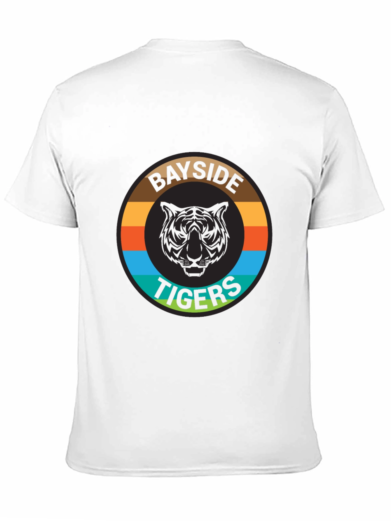 Bayside Tigers Graphic Tee - Retro Style T-Shirt