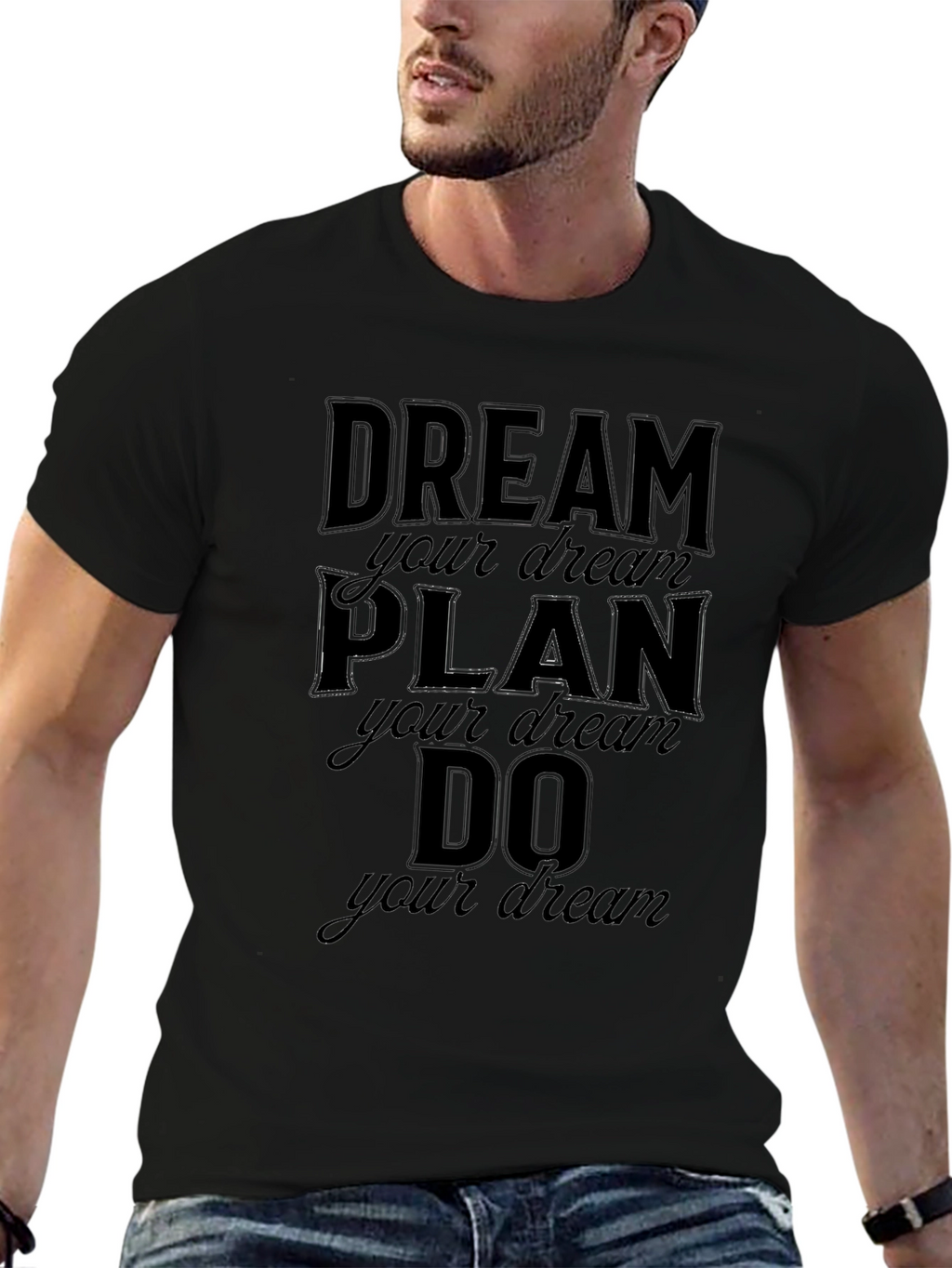 Dream Plan Do T-Shirt Motivational Graphic Tee