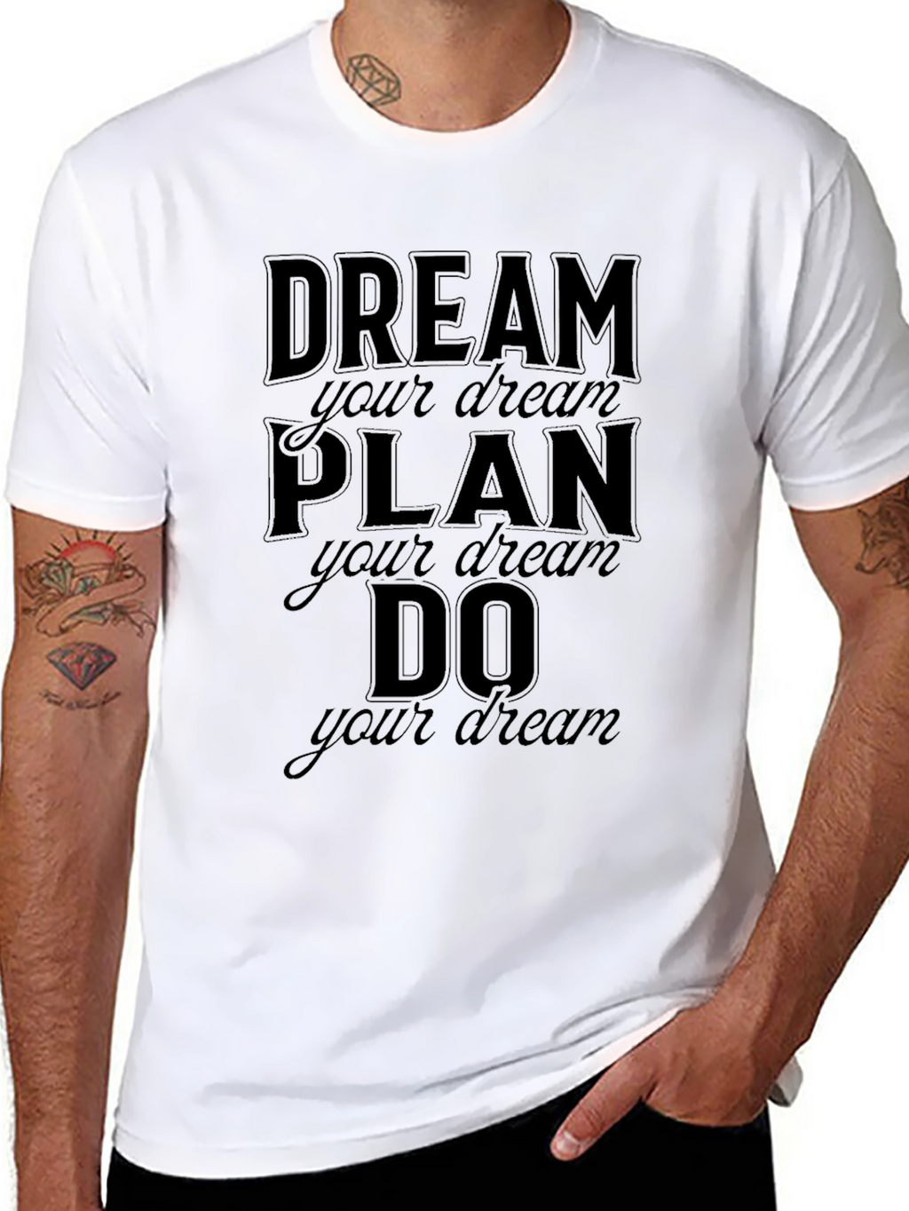 Dream Plan Do T-Shirt Motivational Graphic Tee