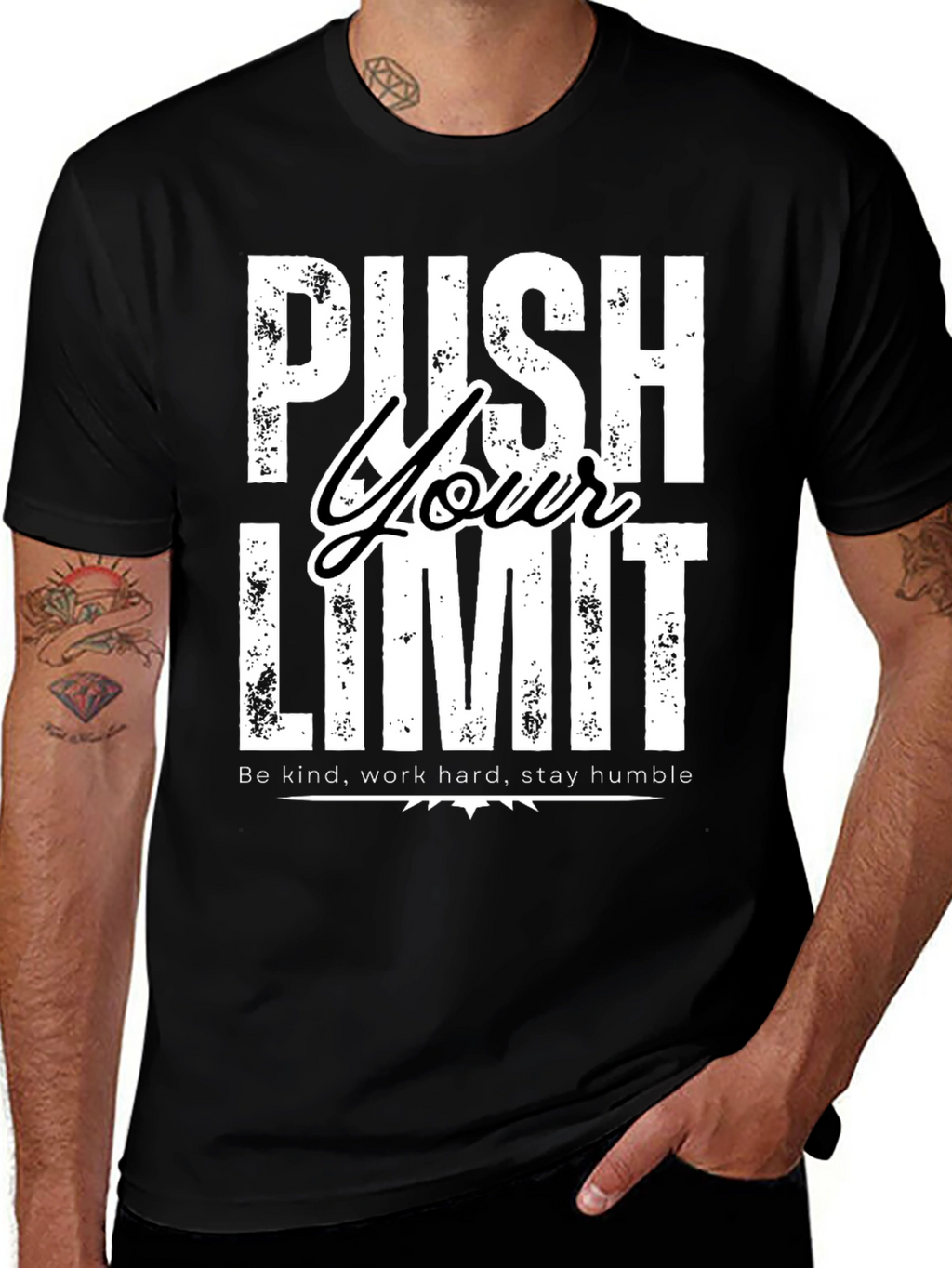 Push Your Limit Graphic T-Shirt