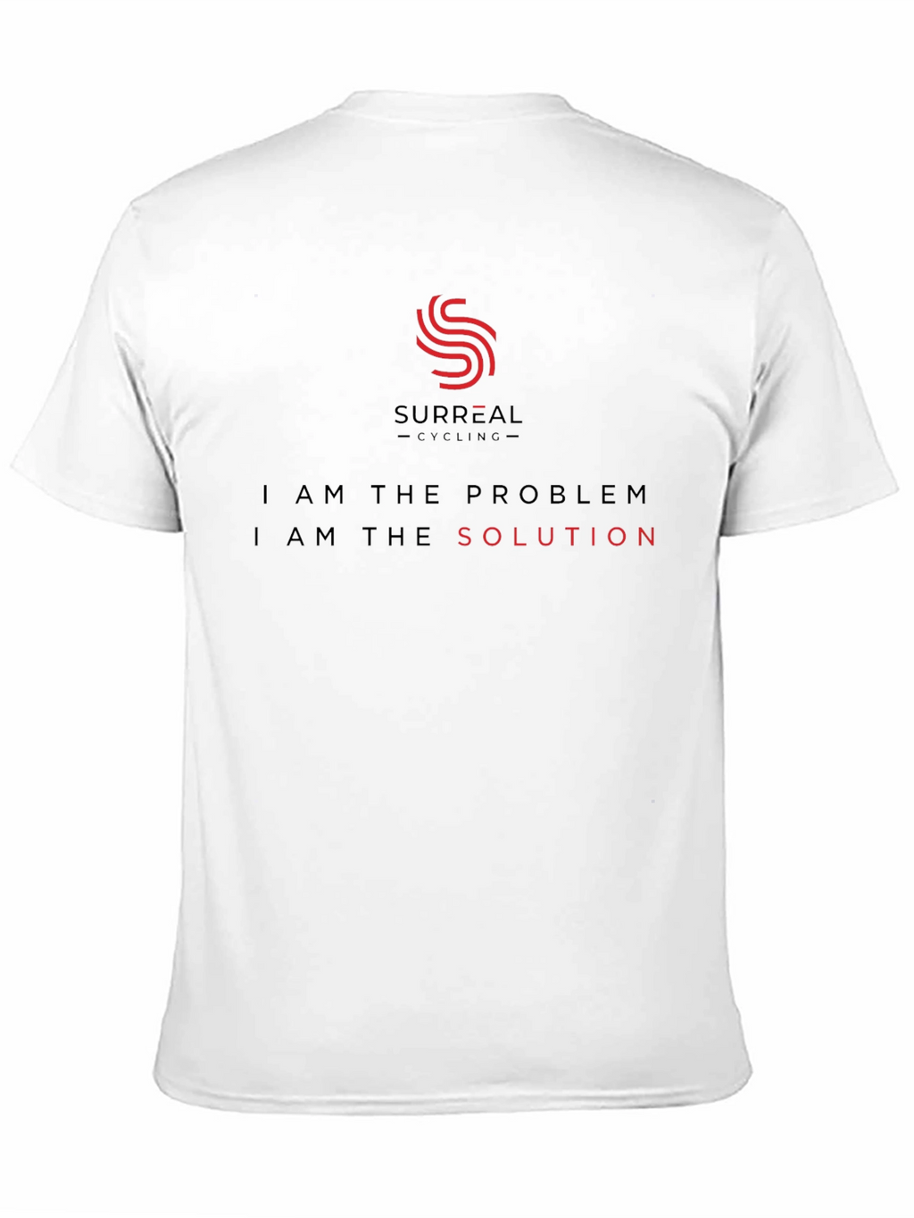Surreal Cycling T-Shirt - Problem/Solution - Soft Cotton Tee