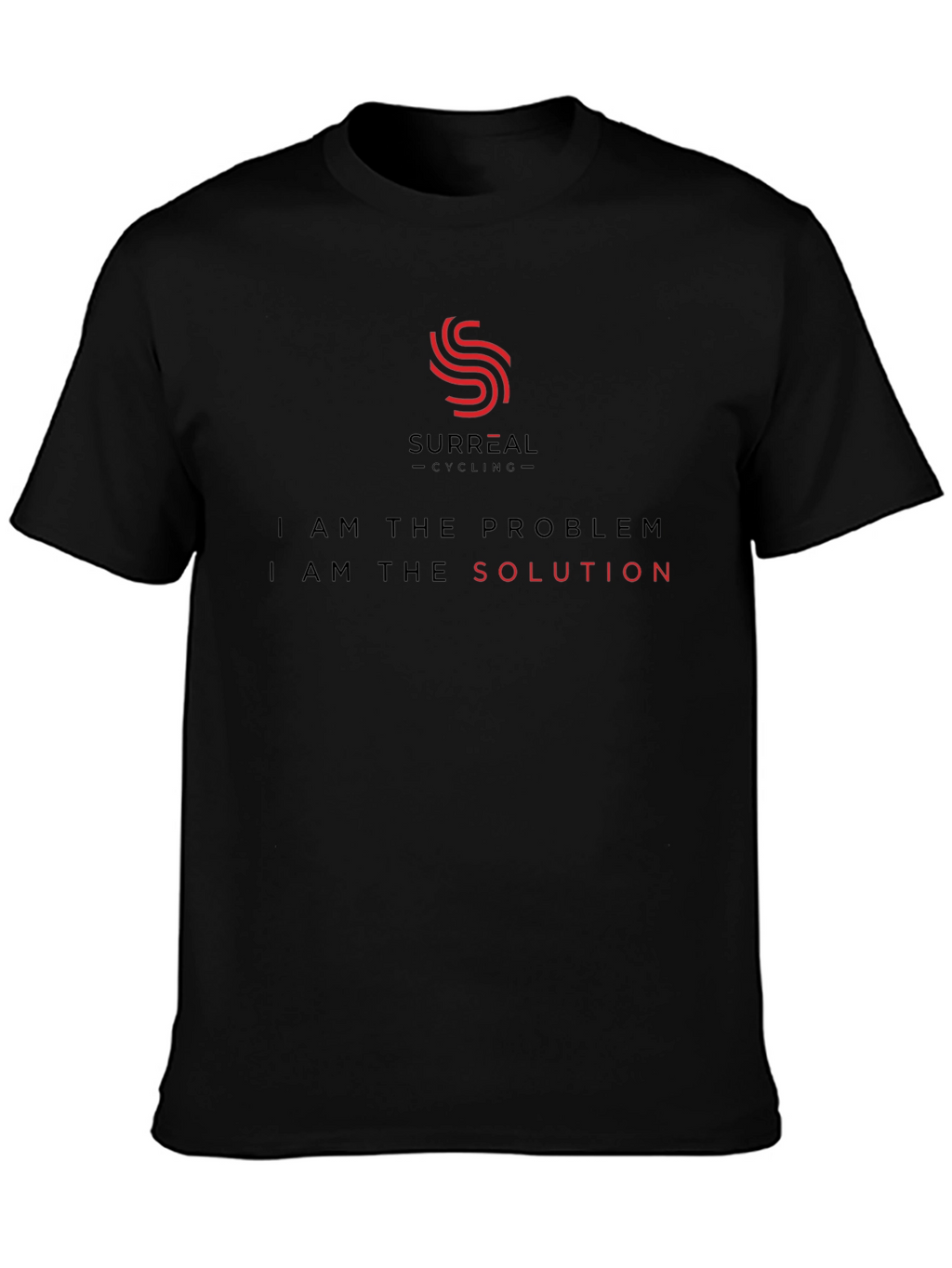 Surreal Cycling T-Shirt - Problem/Solution - Soft Cotton Tee