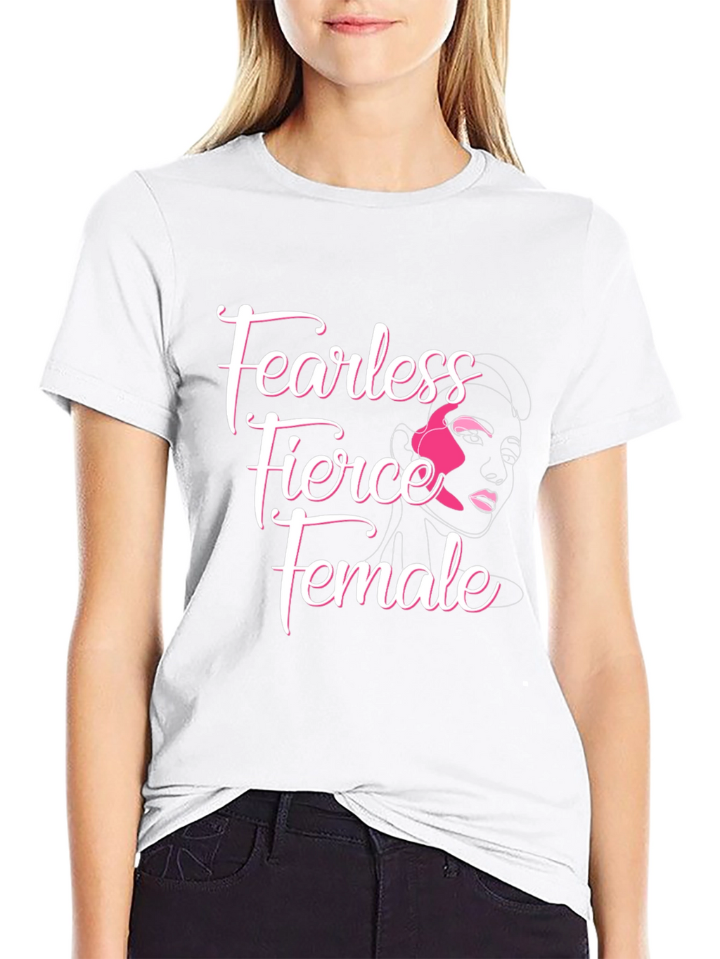 Fearless Fierce Female Graphic T-Shirt