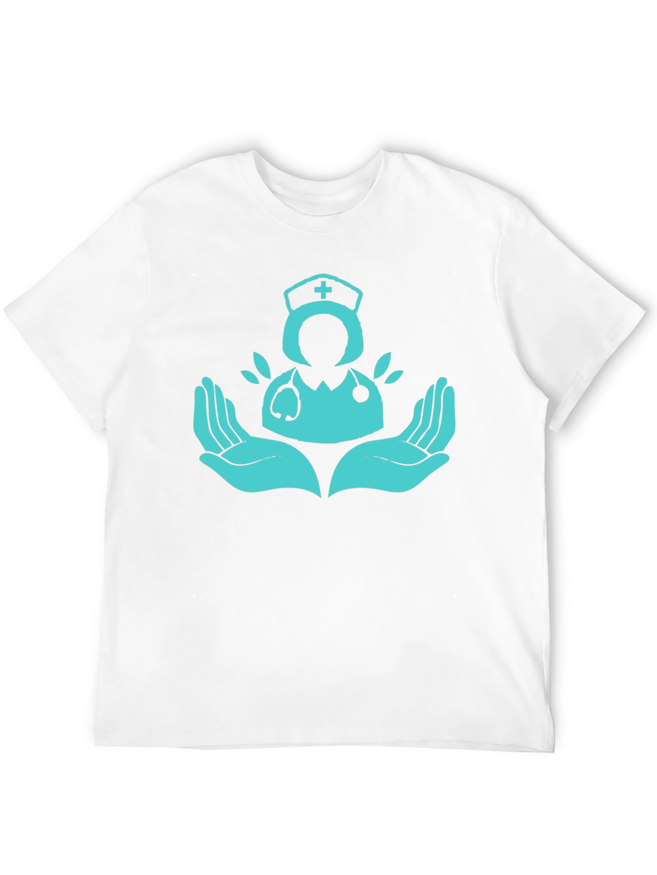 Nurse Hands Graphic T-Shirt - Caring Design