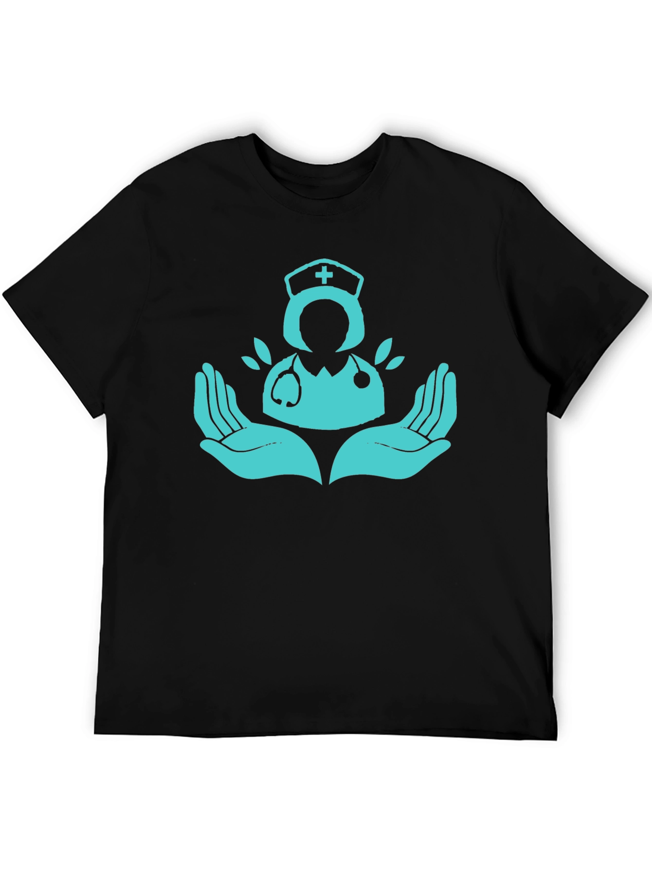 Nurse Hands Graphic T-Shirt - Caring Design