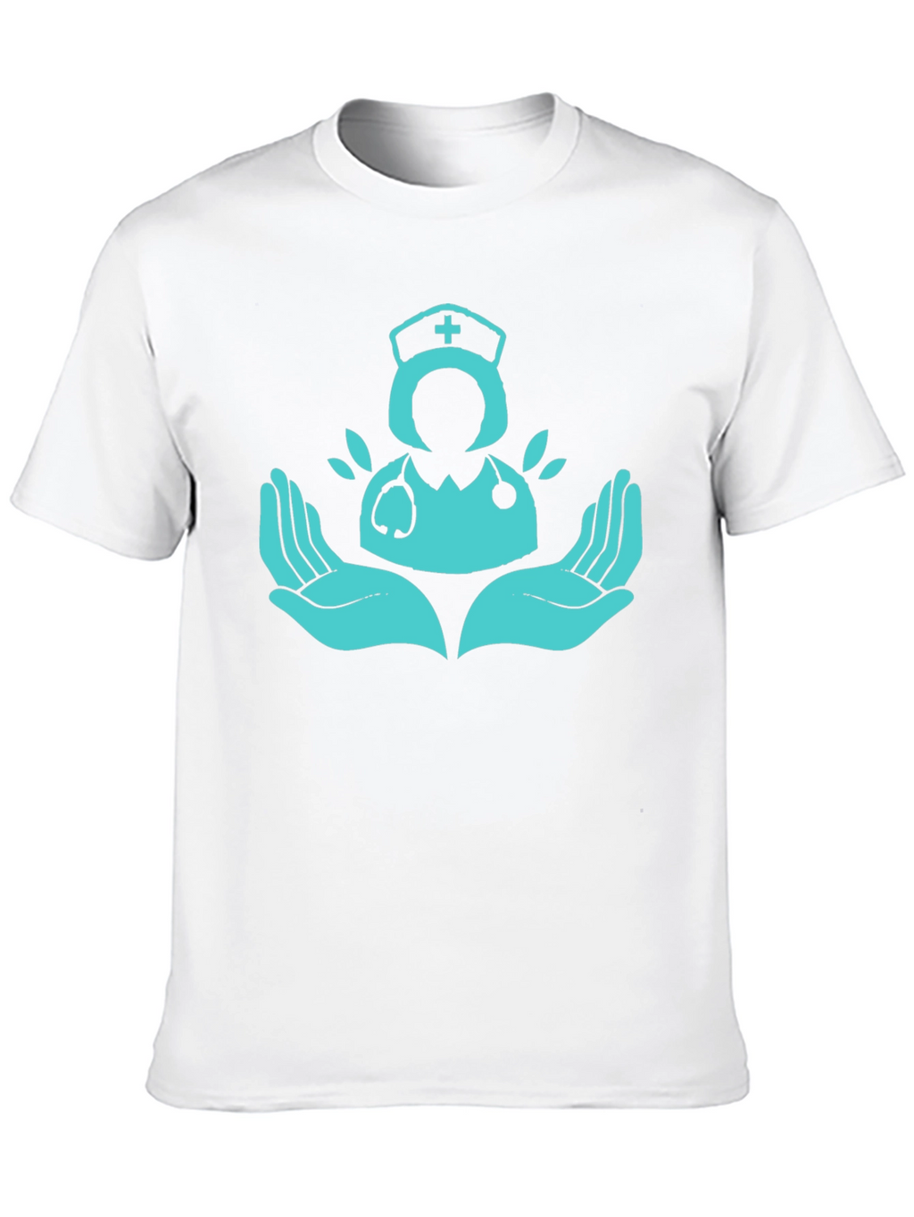Nurse Hands Graphic T-Shirt - Caring Design