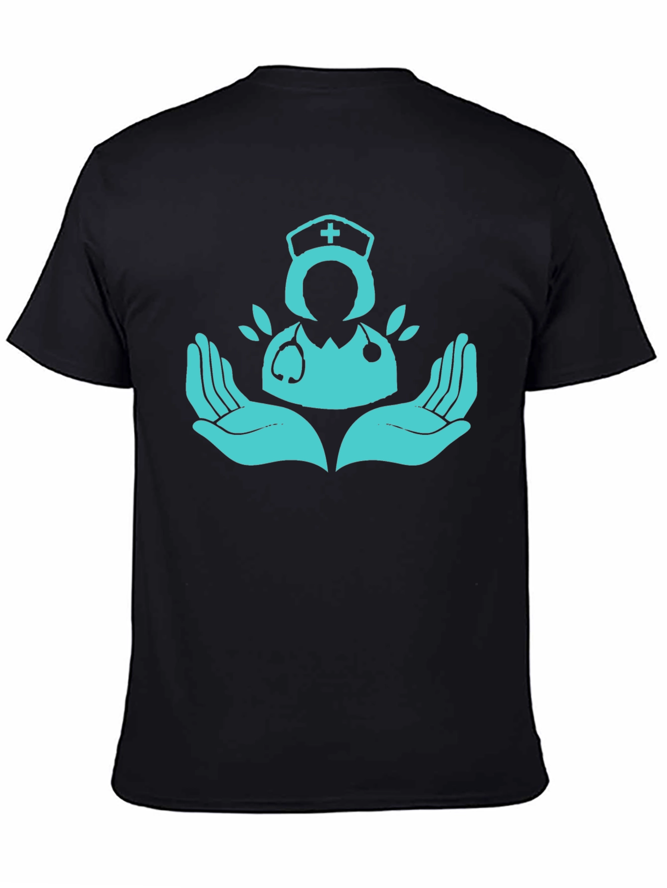 Nurse Hands Graphic T-Shirt - Caring Design