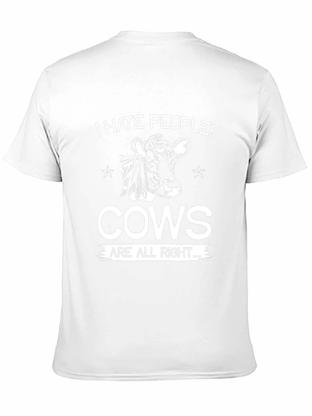 I Hate People Cows Are Alright T-Shirt