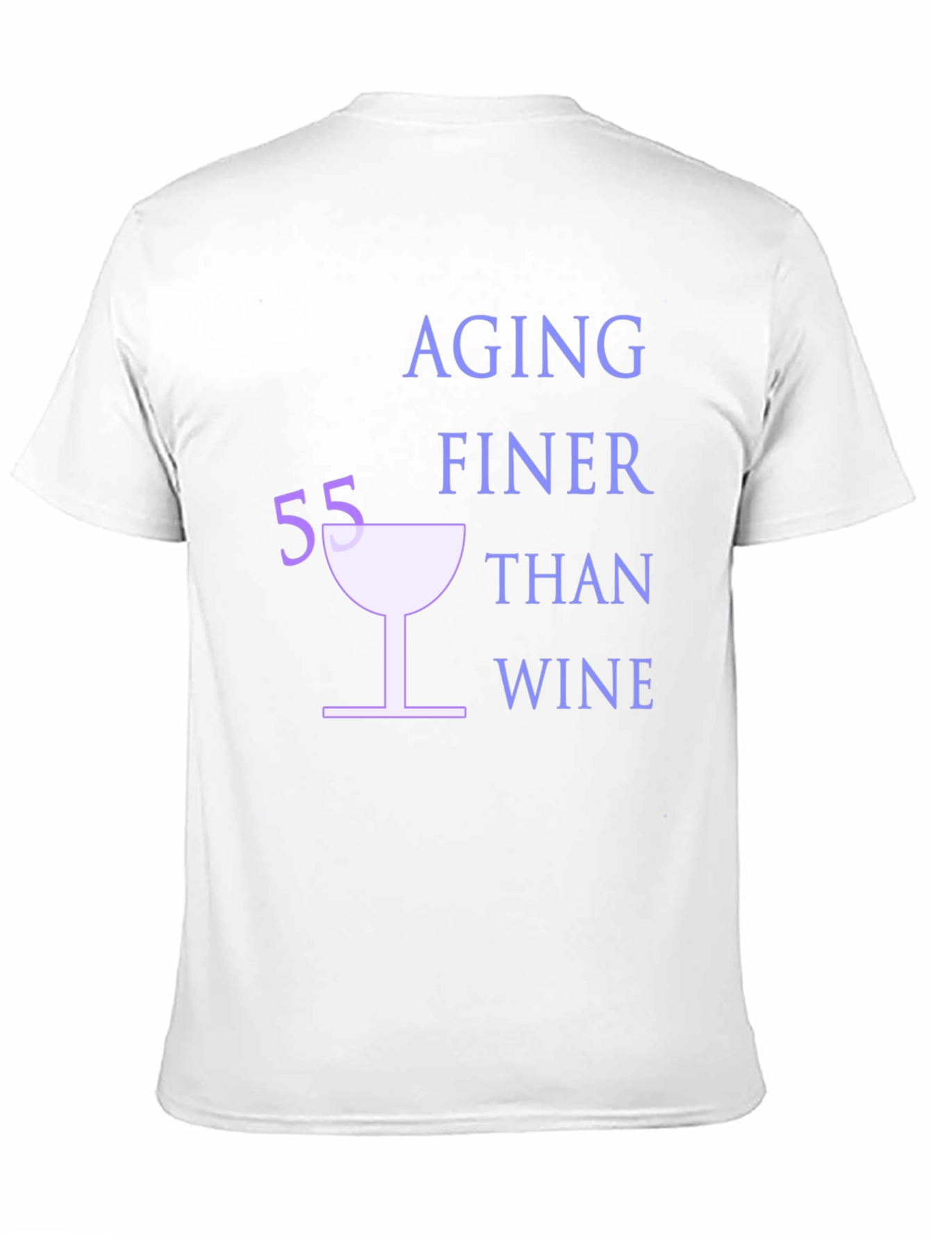 Aging Finer Than Wine - Black Graphic T-Shirt