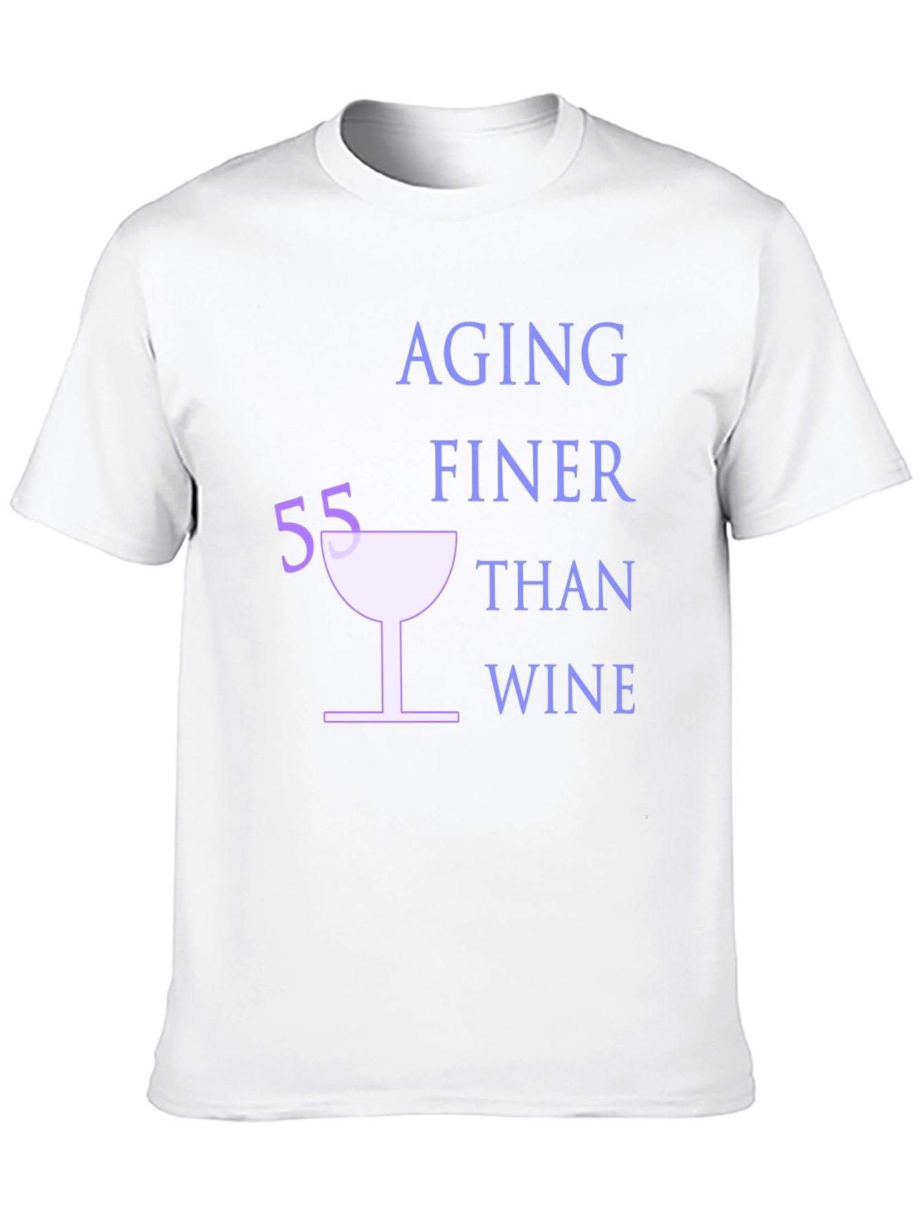 Aging Finer Than Wine - Black Graphic T-Shirt