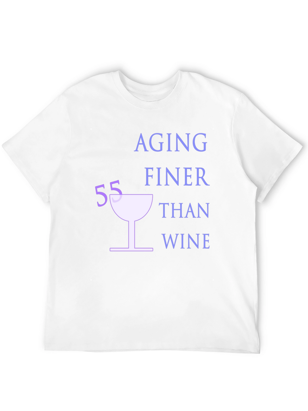 Aging Finer Than Wine - Black Graphic T-Shirt
