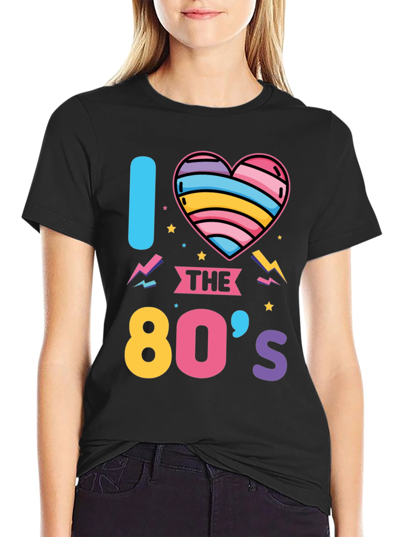 I Love the 80s T-Shirt Retro Graphic Tee
