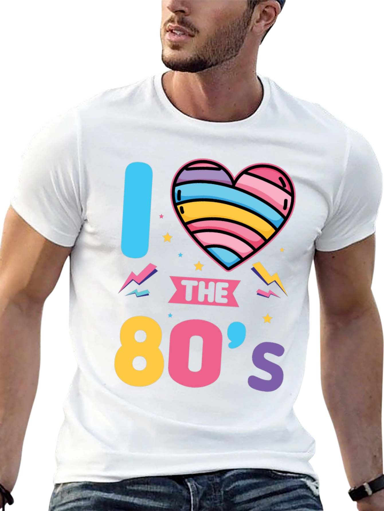 I Love the 80s T-Shirt Retro Graphic Tee