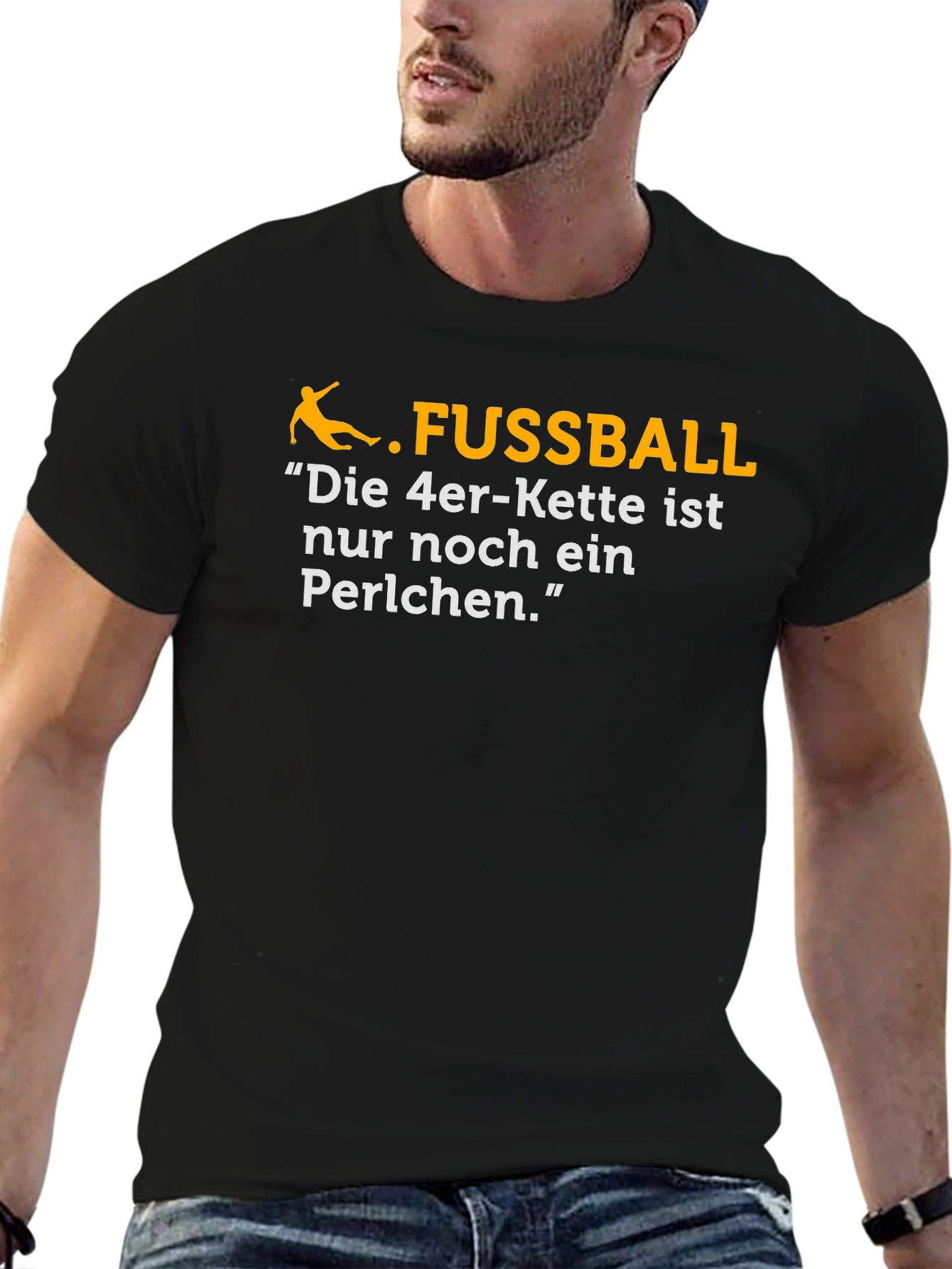 Funny German Soccer T-Shirt - Die 4er-Kette