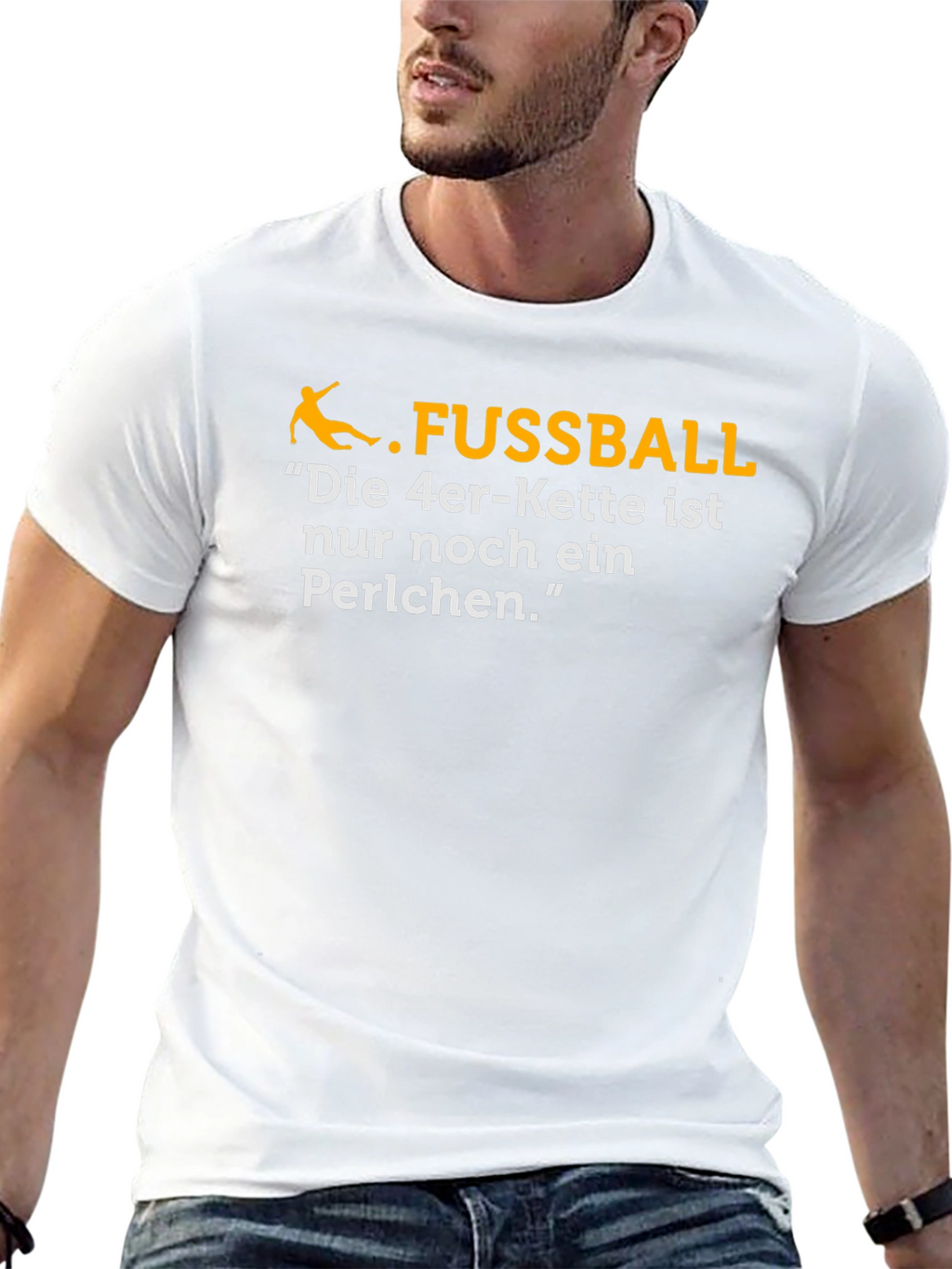 Funny German Soccer T-Shirt - Die 4er-Kette