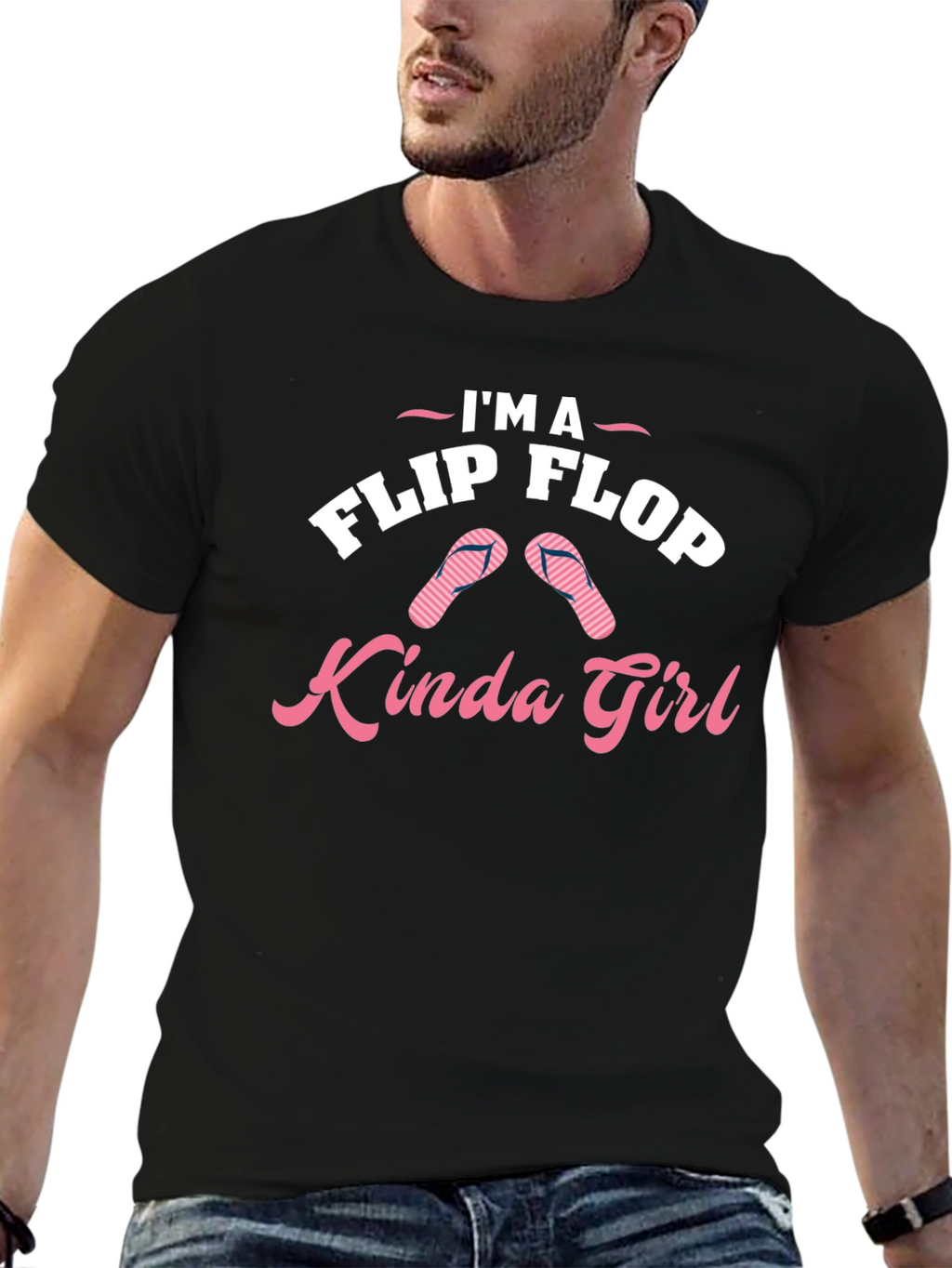 Flip Flop Kinda Girl Graphic T-Shirt
