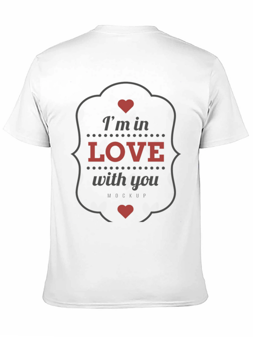 Im In Love With You Black T-Shirt