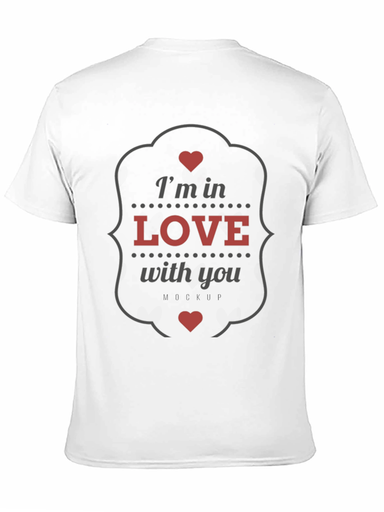 Im In Love With You Black T-Shirt