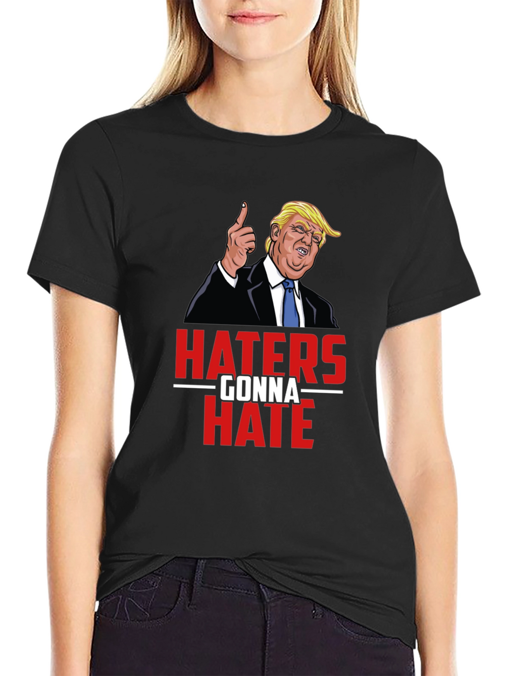 Haters Gonna Hate Trump Graphic Tee