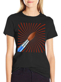 Artistic Brush Stroke Graphic Tee