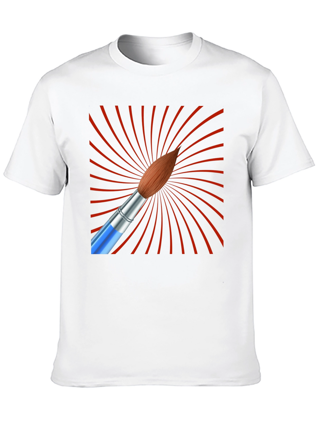 Artistic Brush Stroke Graphic Tee