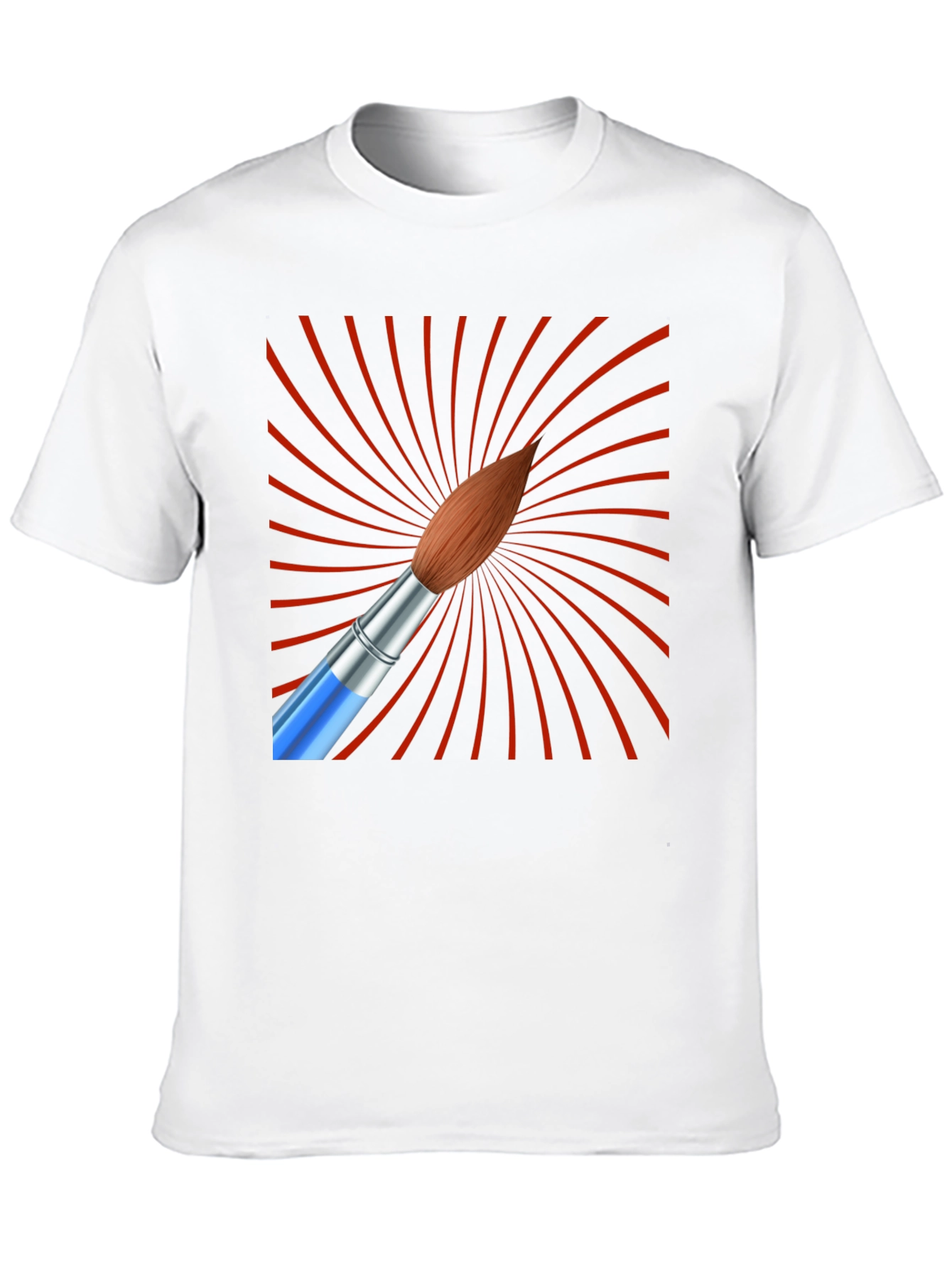 Artistic Brush Stroke Graphic Tee
