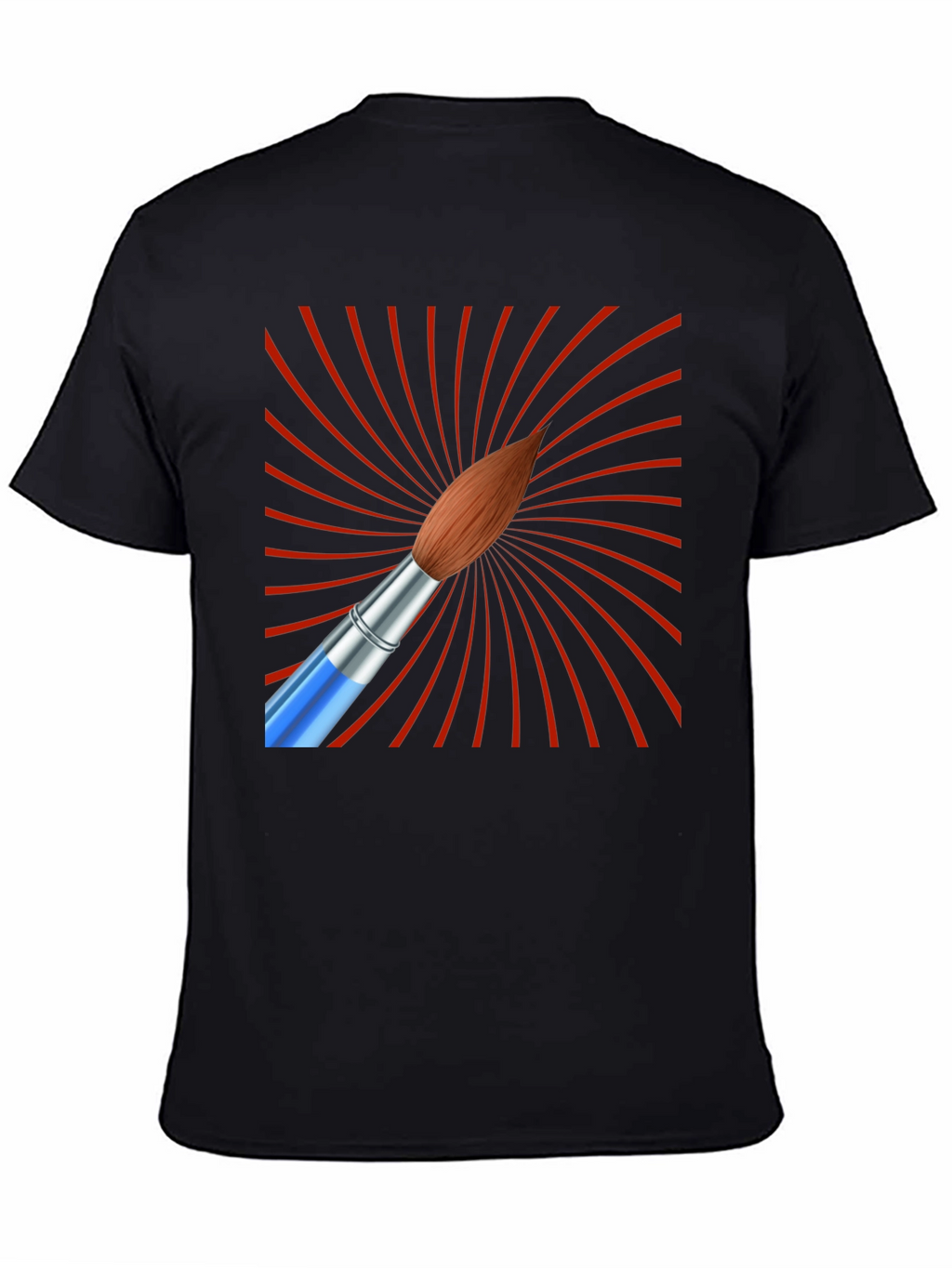 Artistic Brush Stroke Graphic Tee