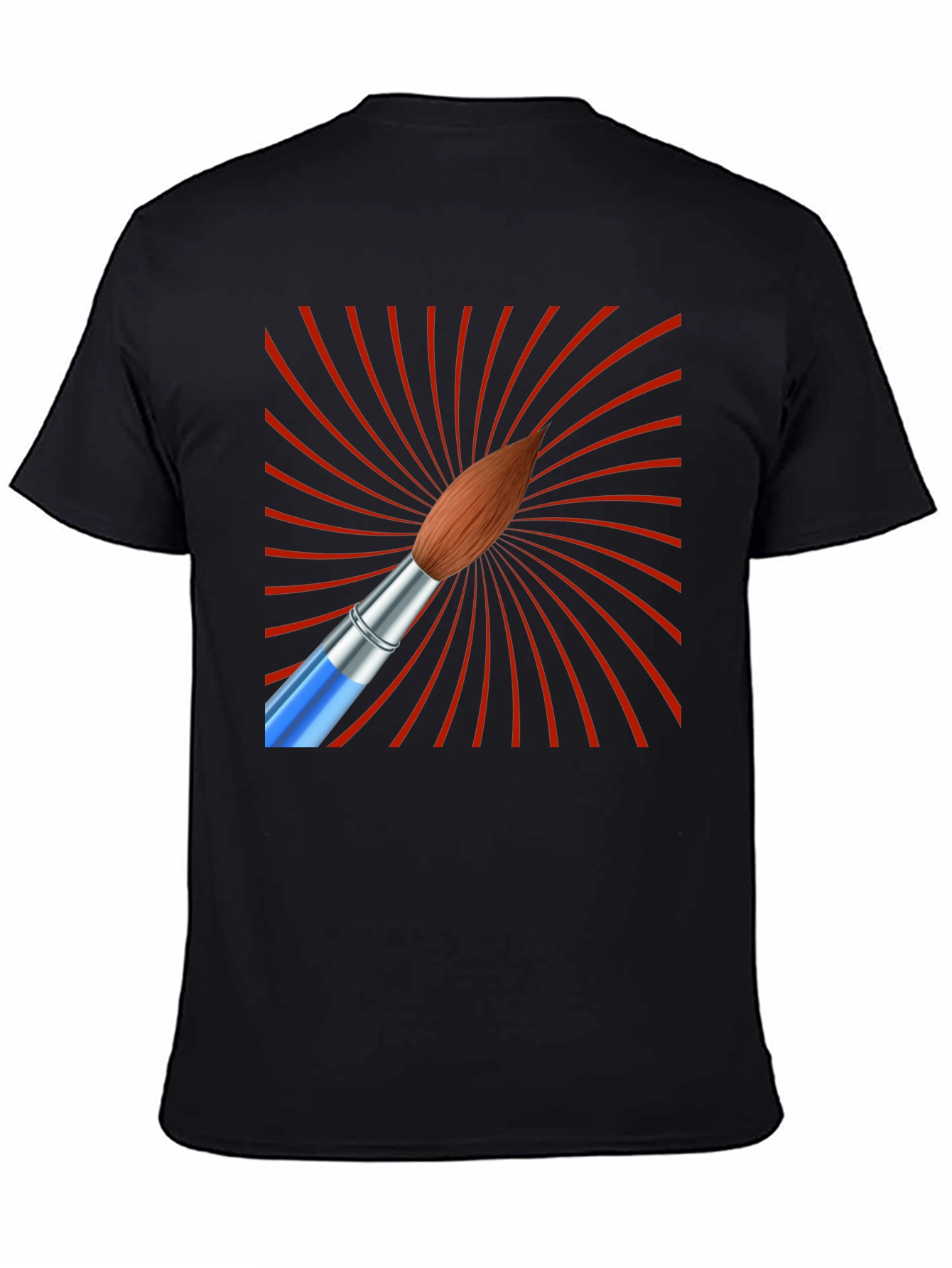 Artistic Brush Stroke Graphic Tee