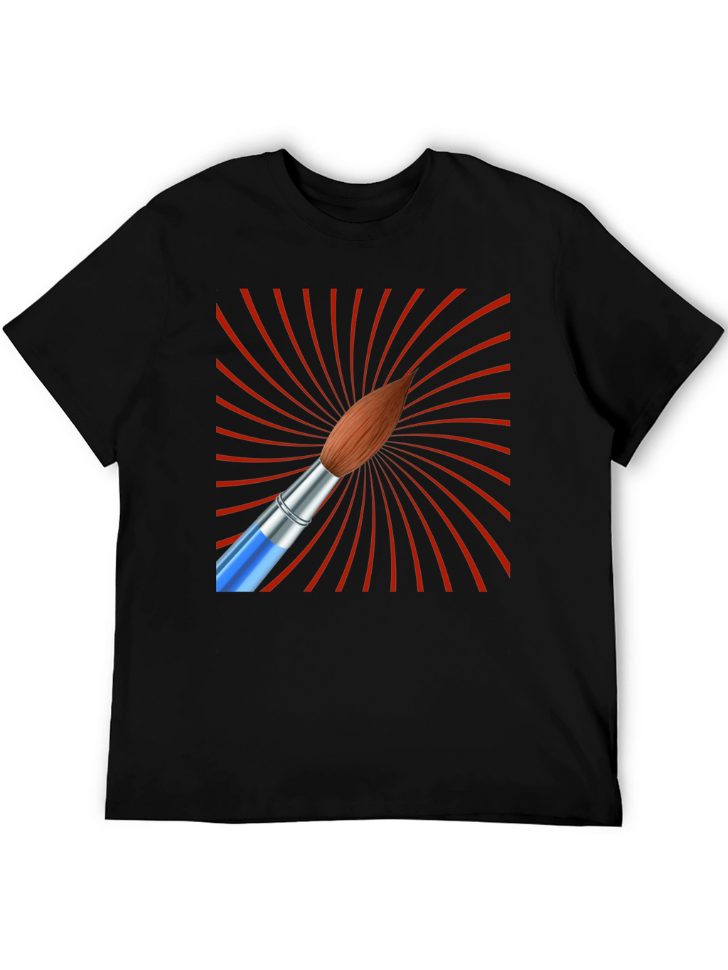 Artistic Brush Stroke Graphic Tee