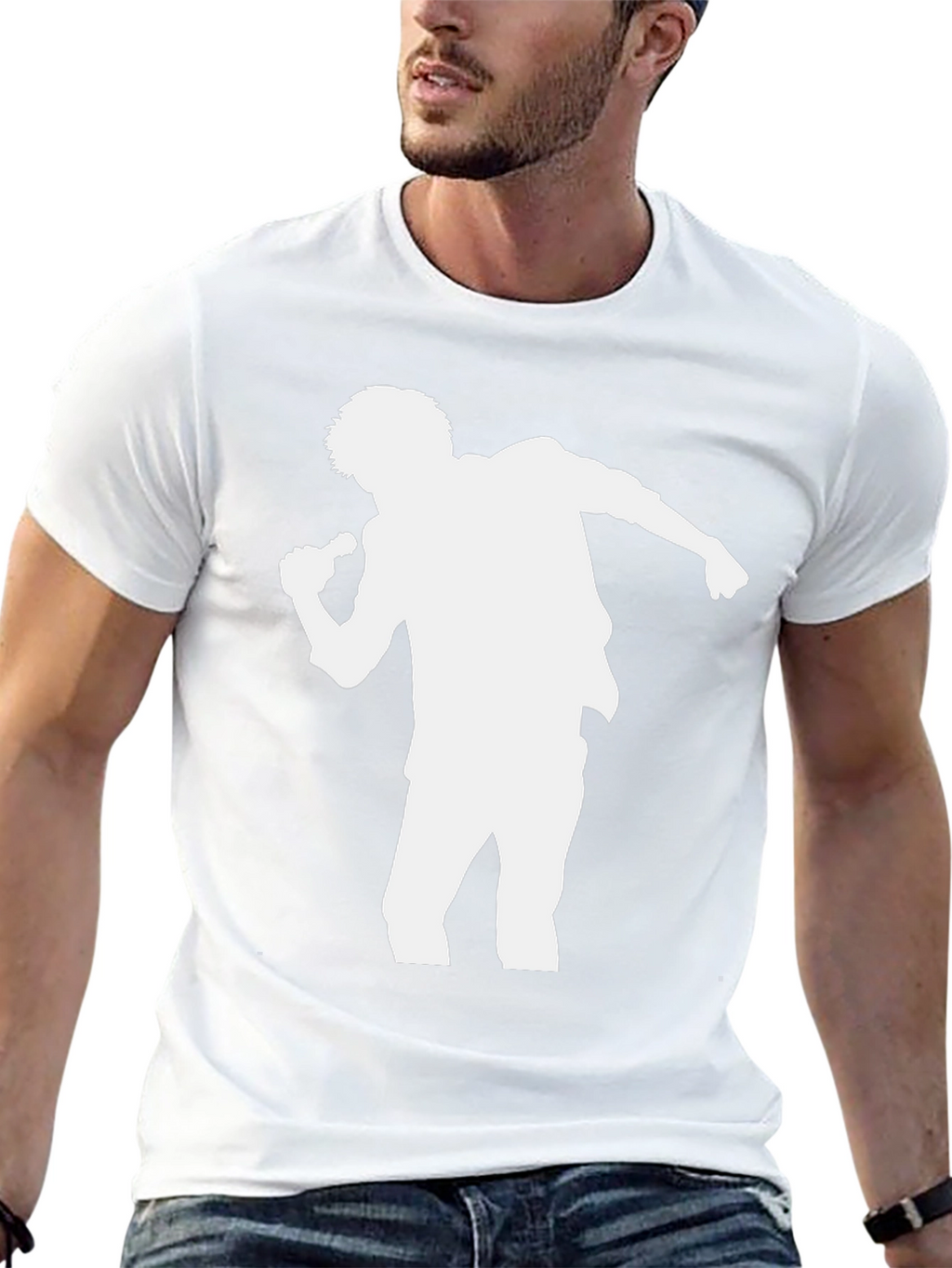 Silhouette Singer Graphic Tee - Black