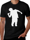 Silhouette Singer Graphic Tee - Black