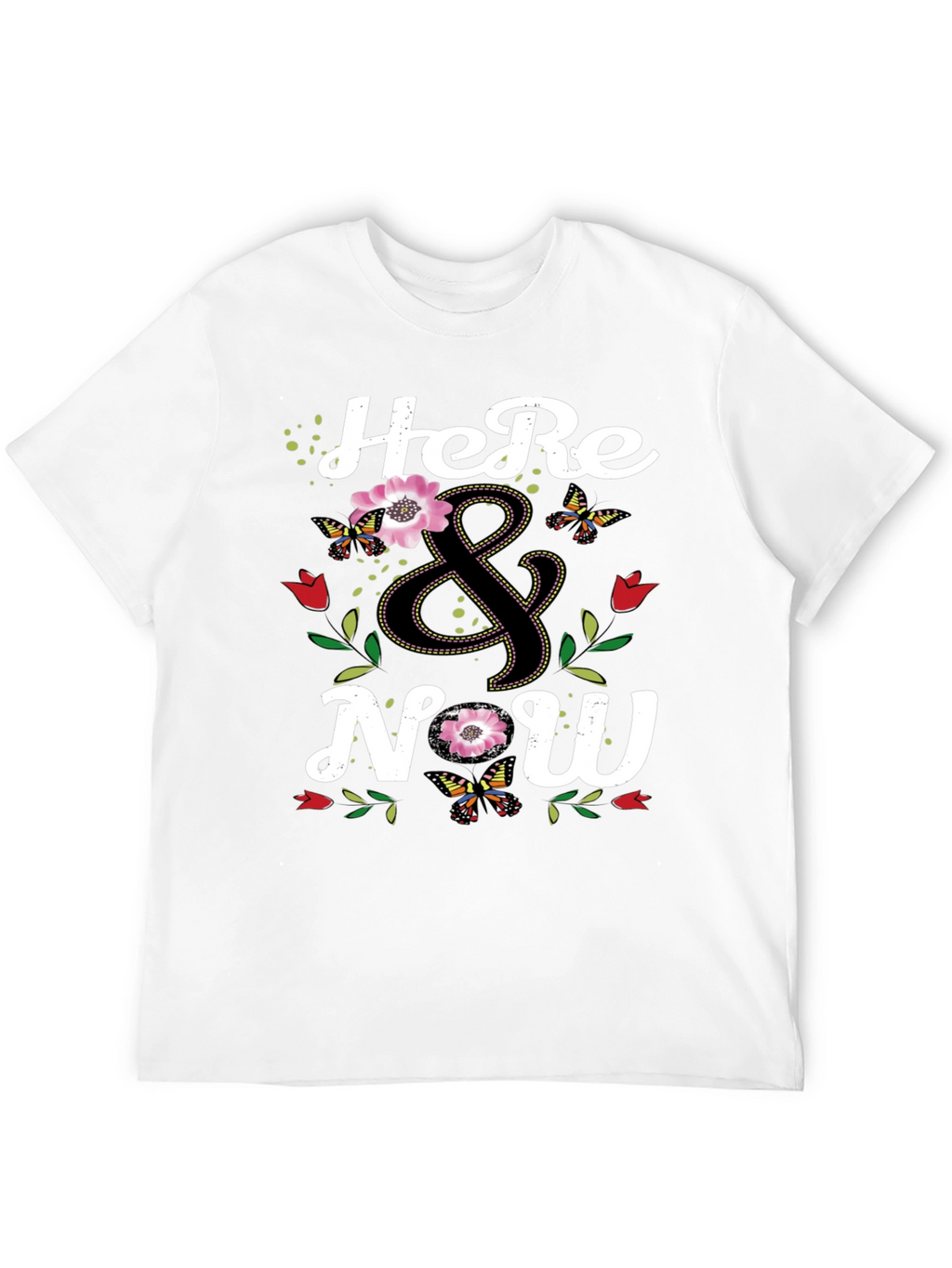Here & Now Floral Butterfly Graphic Tee