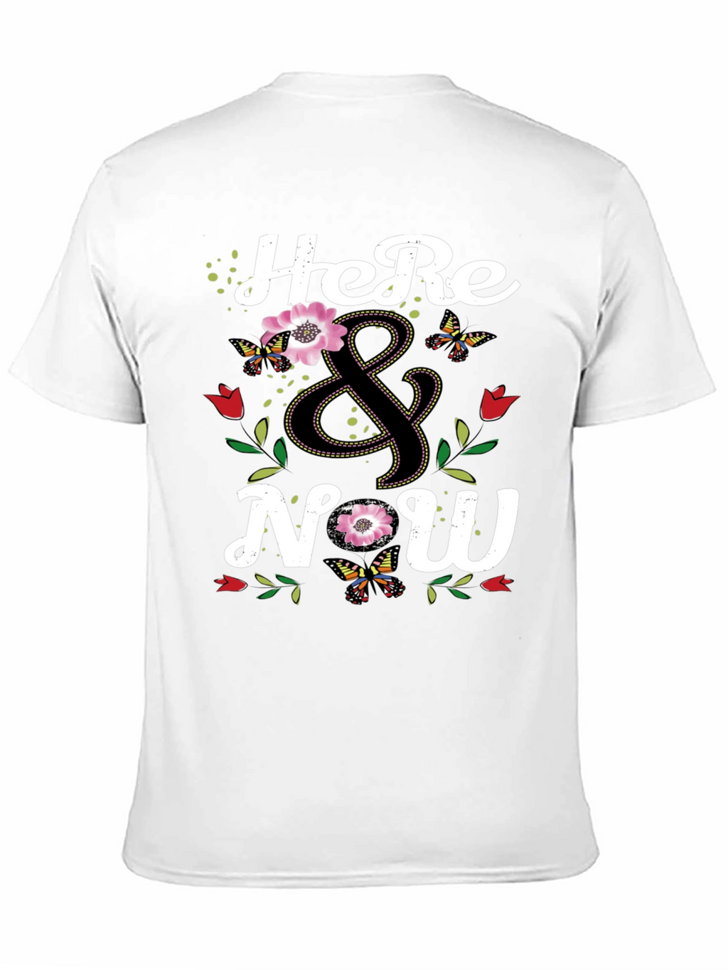 Here & Now Floral Butterfly Graphic Tee