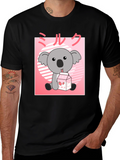 Kawaii Koala Milk T-Shirt - Cute Anime Graphic Tee