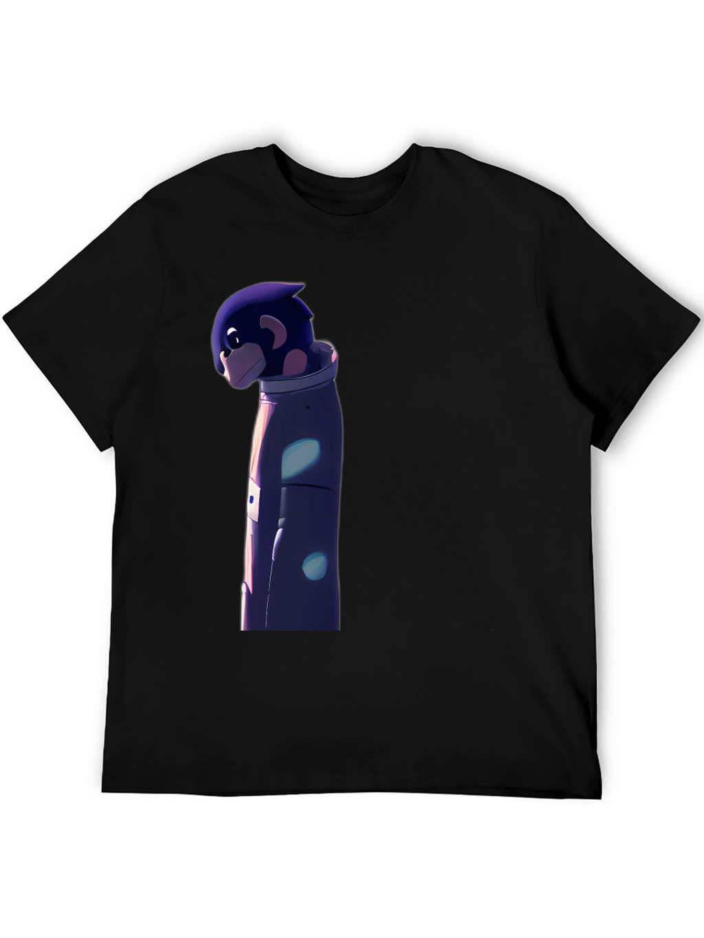 Astronaut Character Graphic Black T-Shirt