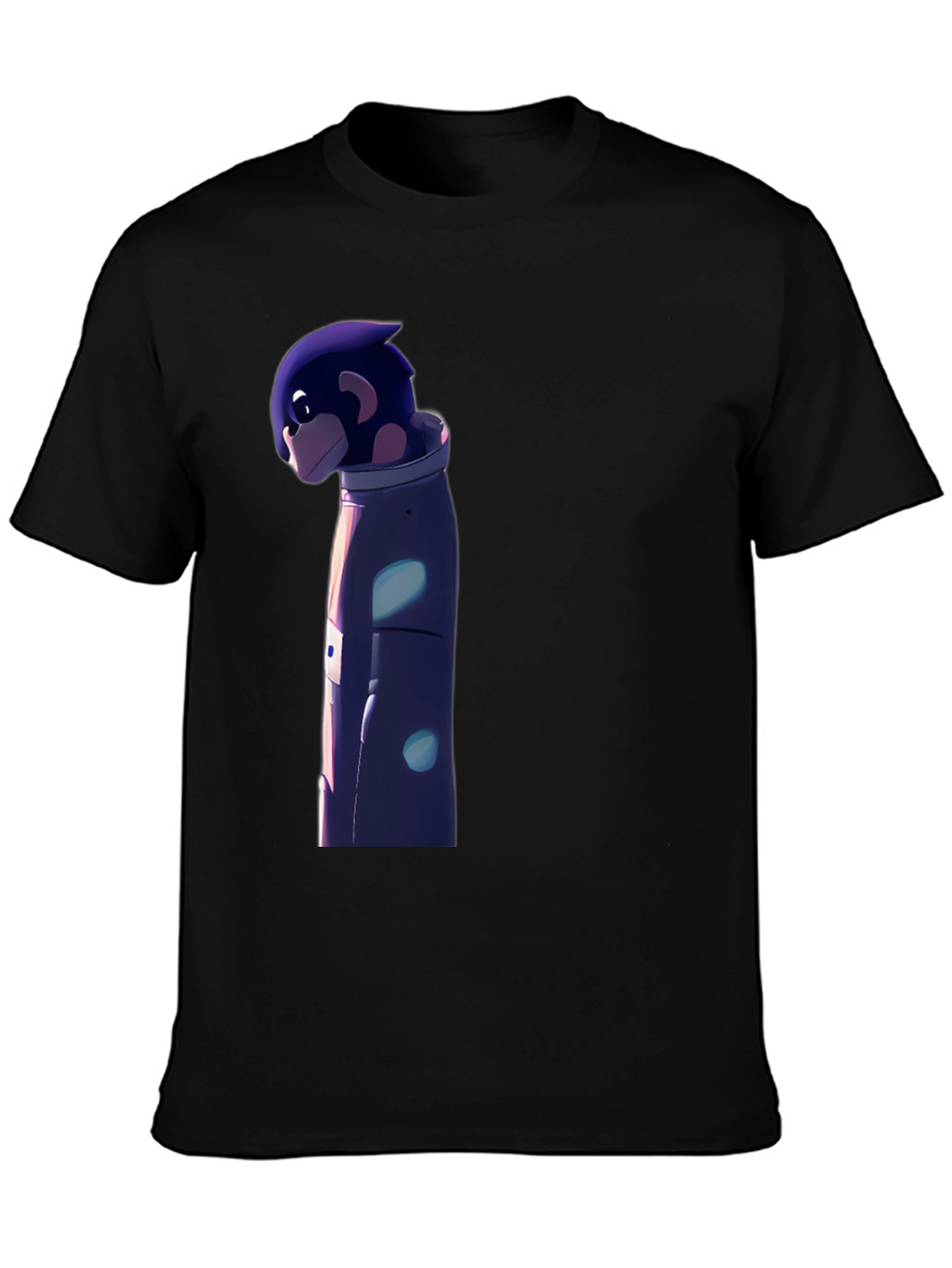 Astronaut Character Graphic Black T-Shirt