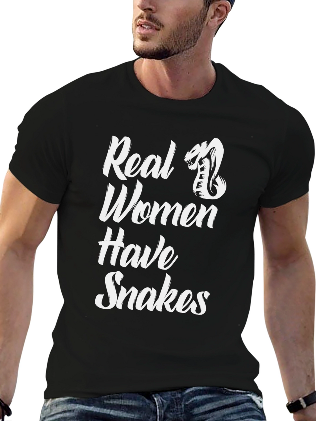 Real Women Have Snakes Graphic Tee