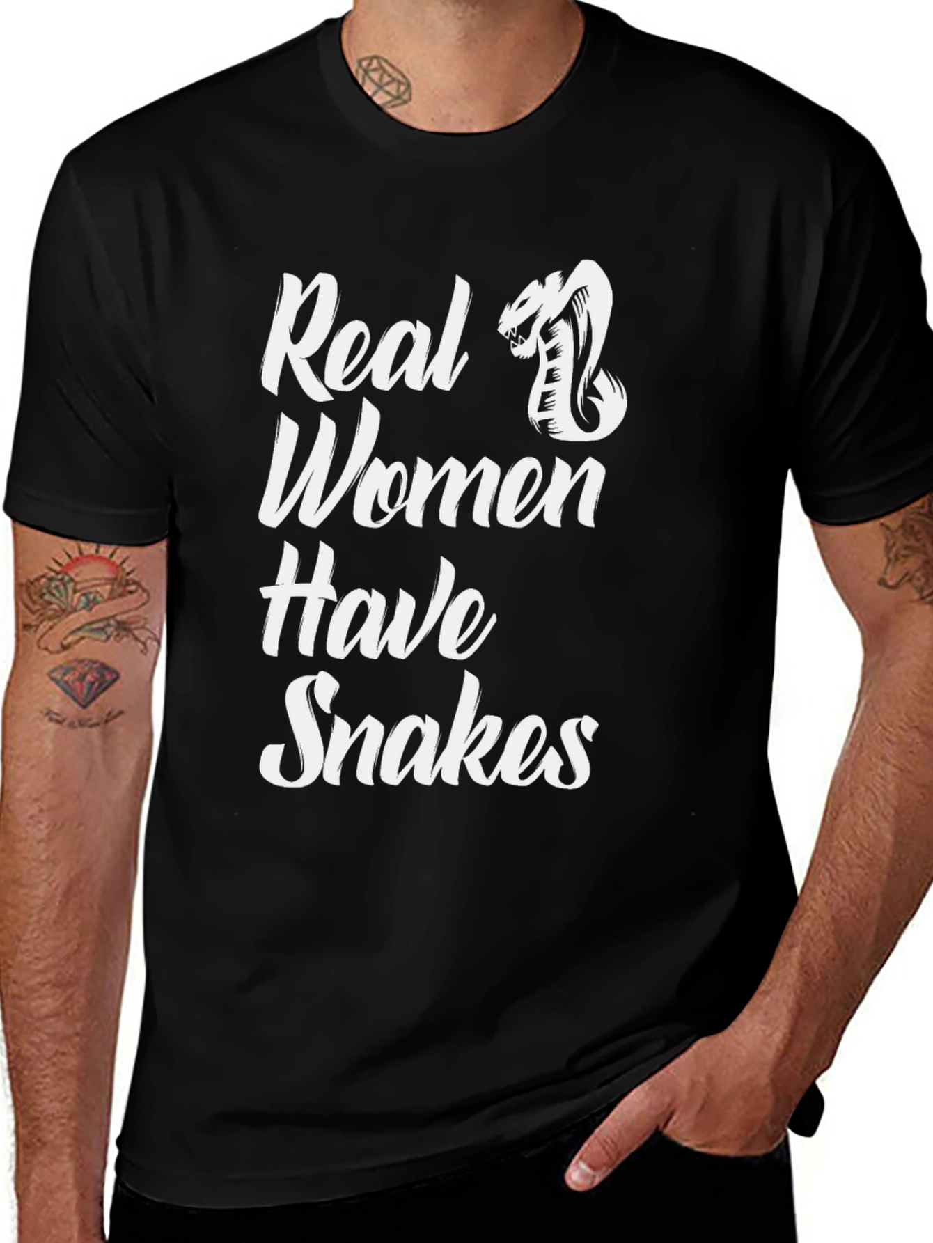 Real Women Have Snakes Graphic Tee