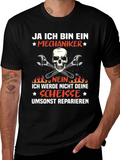 Mechanic Skull T-Shirt - Ja Ich Bin Ein Mechaniker