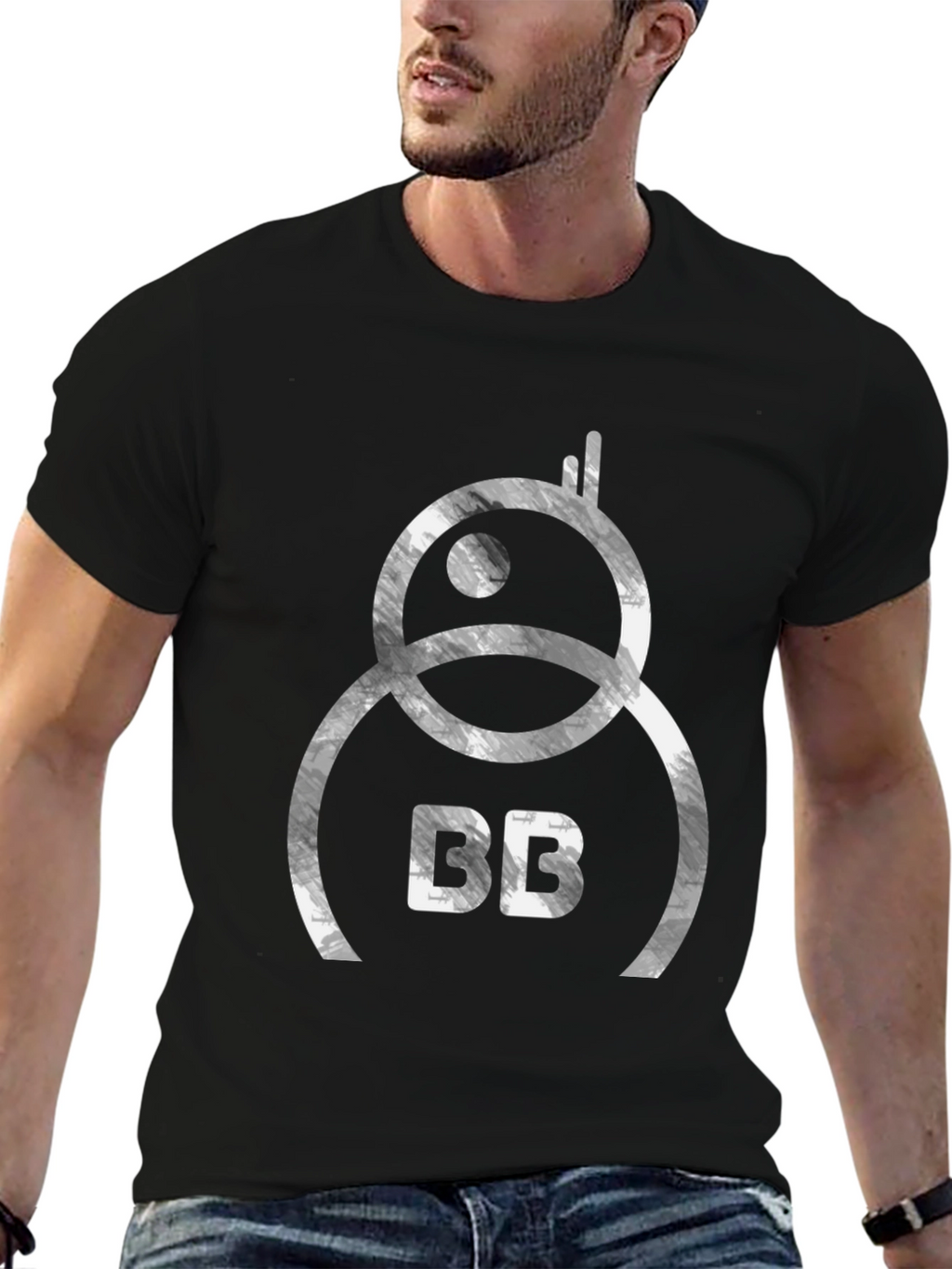 BB-8 Droid Graphic Tee - Black Star Wars T-Shirt