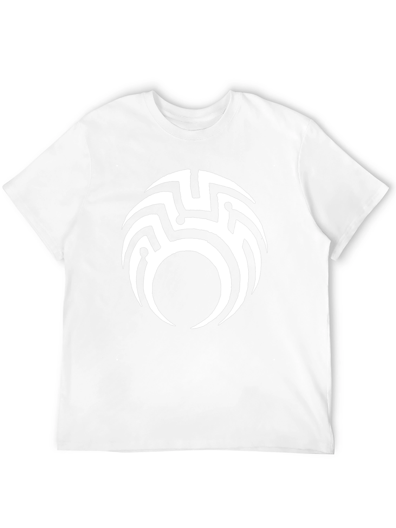 Tribal Maze Graphic Black T-Shirt