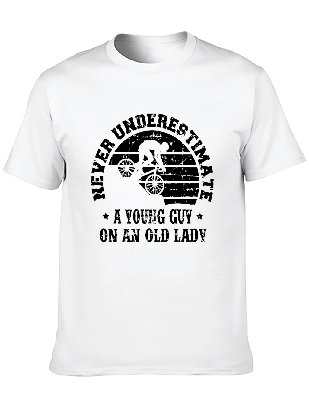 Never Underestimate an Old Lady Funny T-Shirt