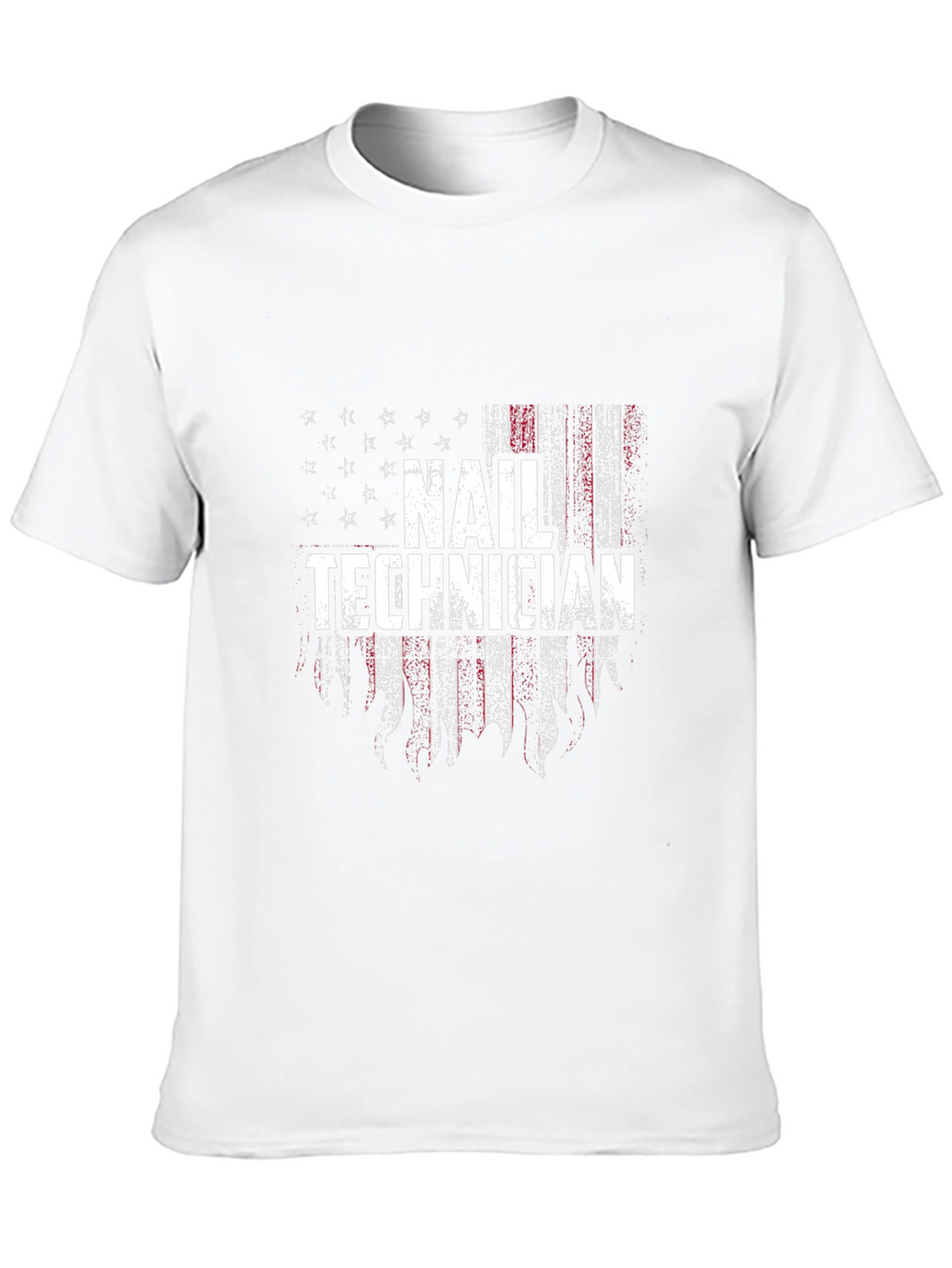 Nail Technician American Flag Graphic Tee