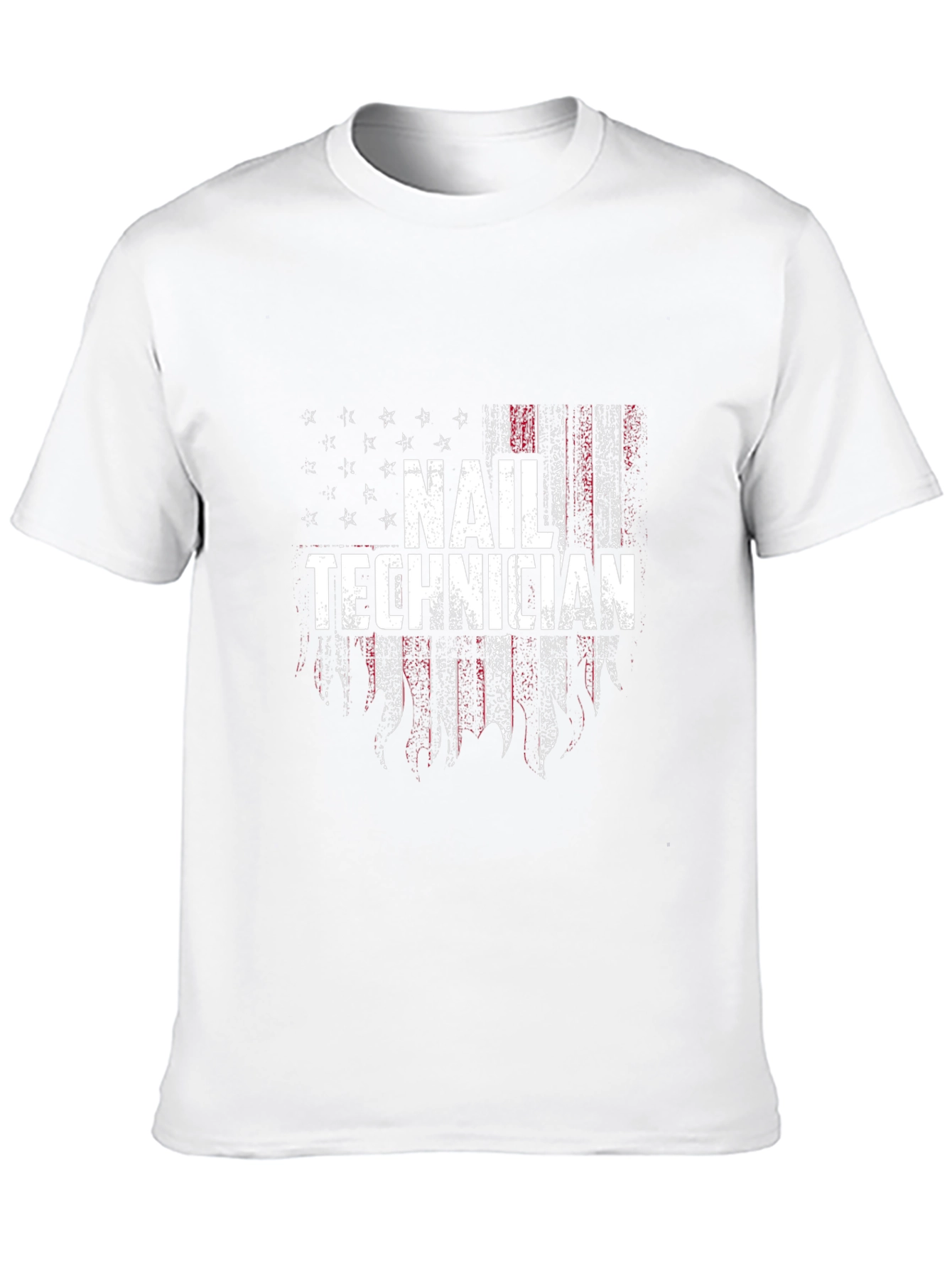 Nail Technician American Flag Graphic Tee