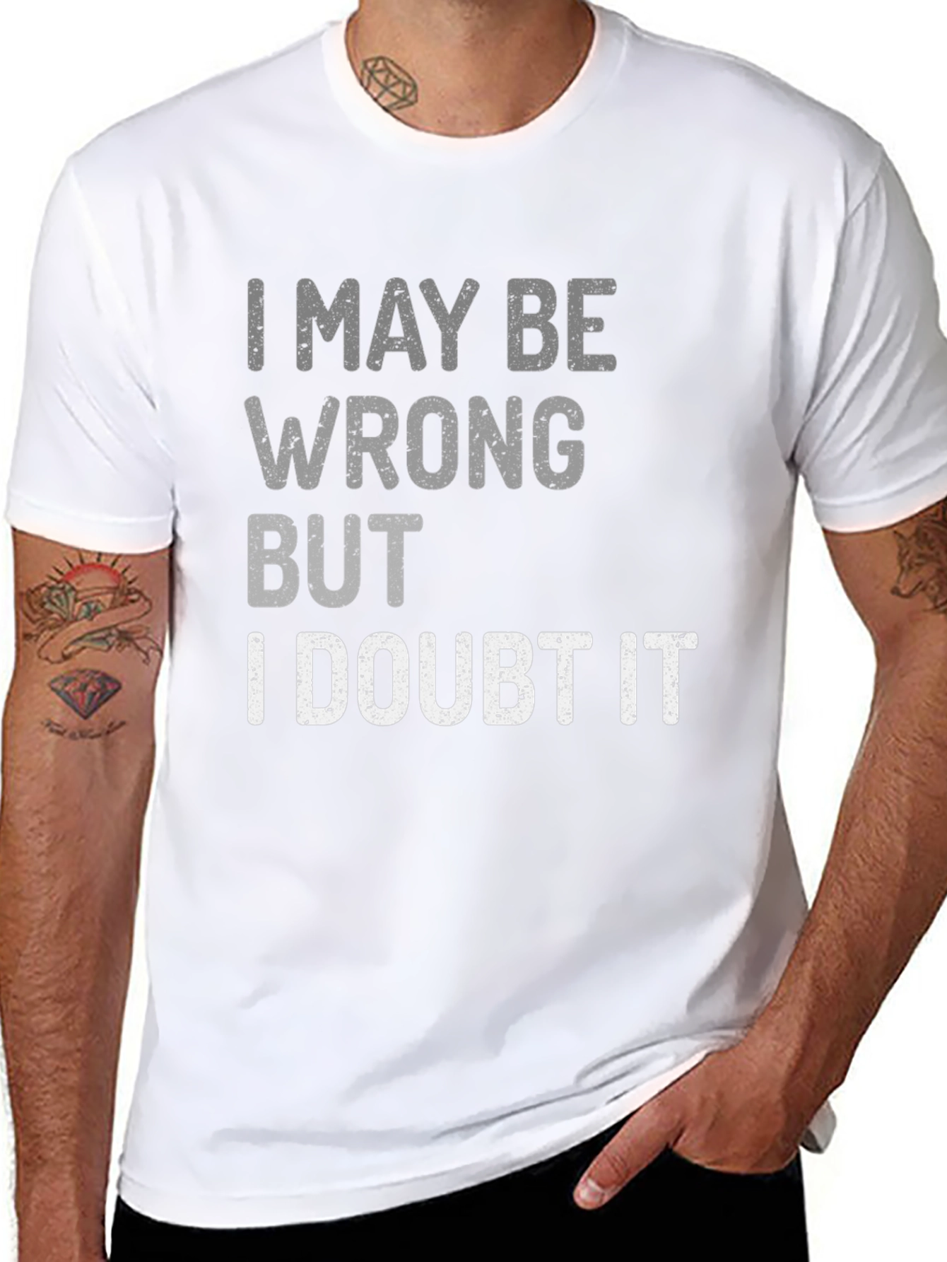 Funny Sarcastic I Doubt It Graphic Tee