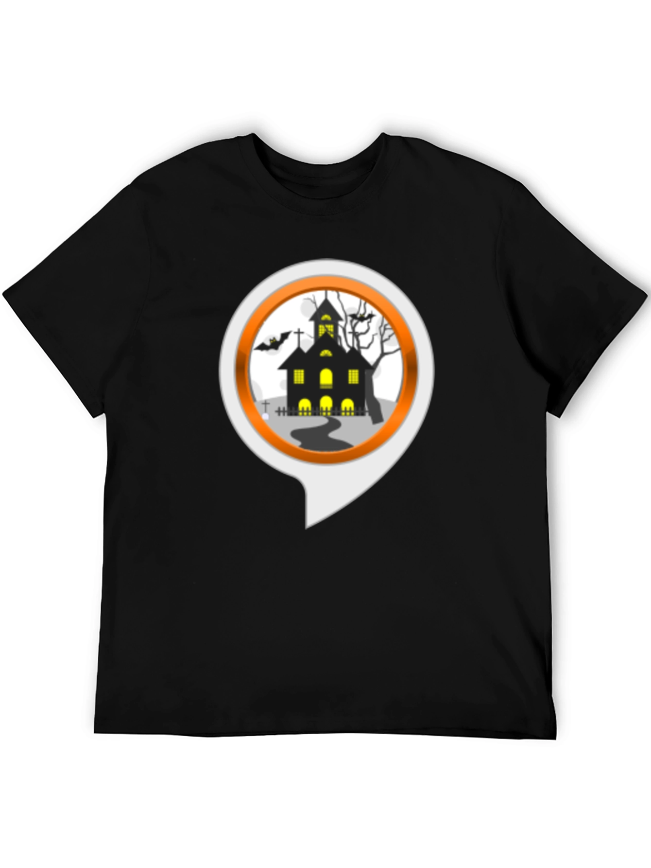 Spooky Halloween Haunted House T-Shirt