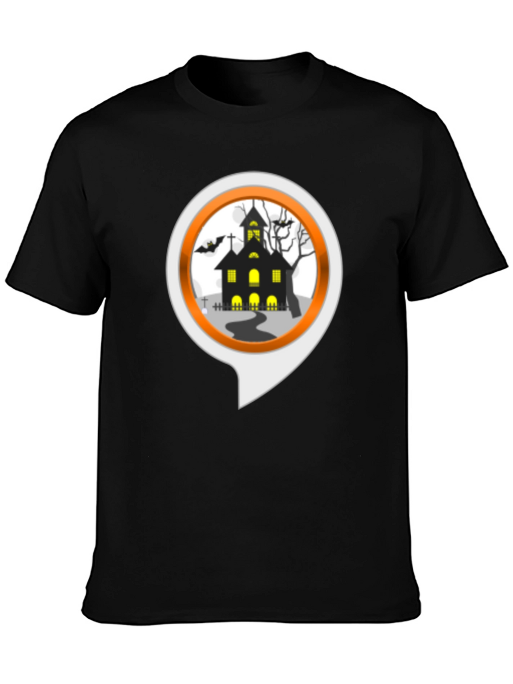 Spooky Halloween Haunted House T-Shirt